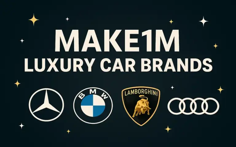 make1m luxury car brands