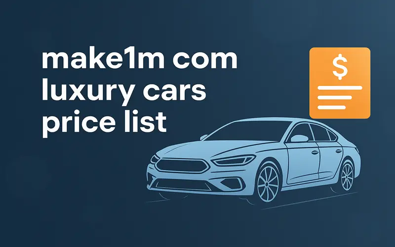 Make1m com Luxury Cars Price List